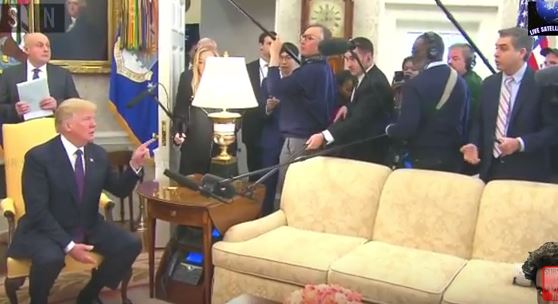 Trump Tells CNN's Jim Acosta to Get 'Out' Trump Tells CNN's Jim Acosta to Get 'Out'