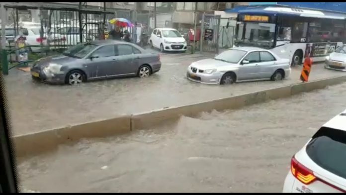 WATCH: Thursday’s Rainfall In Israel Results In Massive Flooding In Many Areas