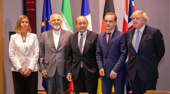 Mohammad-Javad-Zarif-Boris-Johnson-Jean-Yves-Le-Drian-Heiko-Maas-Federica-Mogherin-650x360