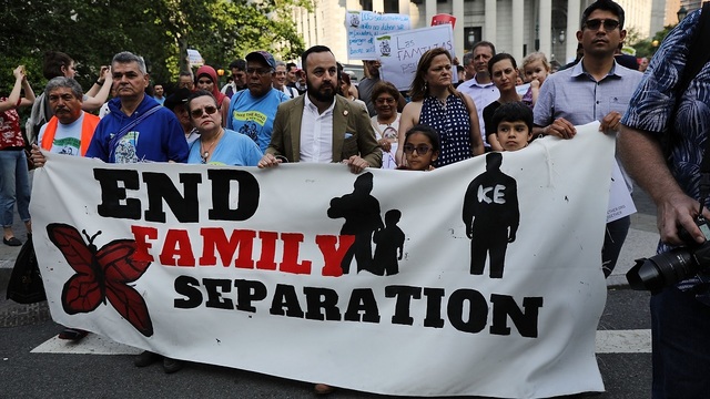 Protestors Across US Rally Against Separation Of Immigrant Children From Fa