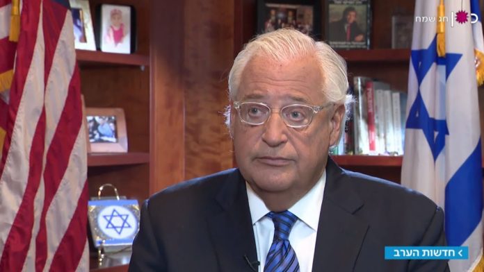 WATCH: Israel’s KAN 11 News Interviews US Ambassador To Israel David Friedman About “Two State Solution”