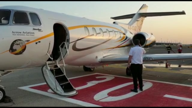 WATCH: Private Jet Makes Emergency Landing At ben Gurion