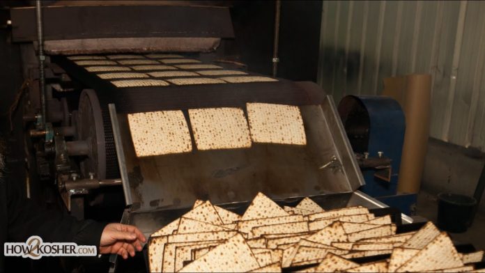 VIDEO: How Kosher Gluten Free Machine Matzos Are Baked For Passover
