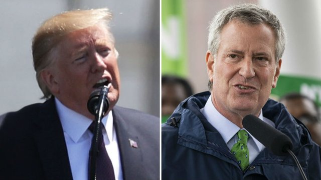 Trump-DeBlasio