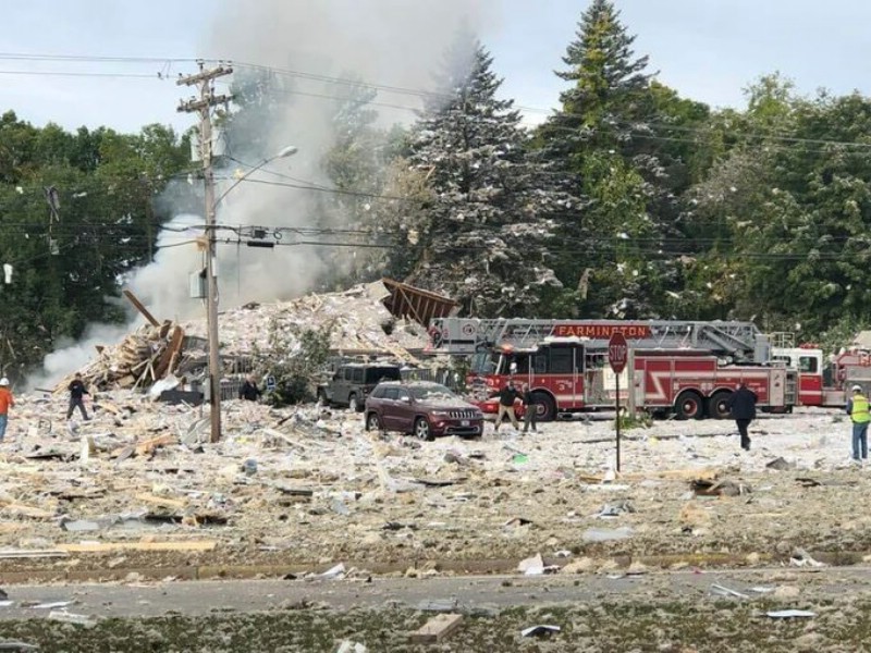 TERRIFYING EXPLOSION Maine Building Explodes, 1 Firefighter Dead, At
