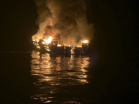 Burning Dive Boat Takes Fatal Fire Clues To A Watery Grave