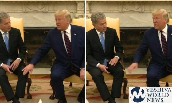 AWKWARD: Finnish President Pushes President Trump’s Hand Away After He Slaps His Knee [VIDEO]