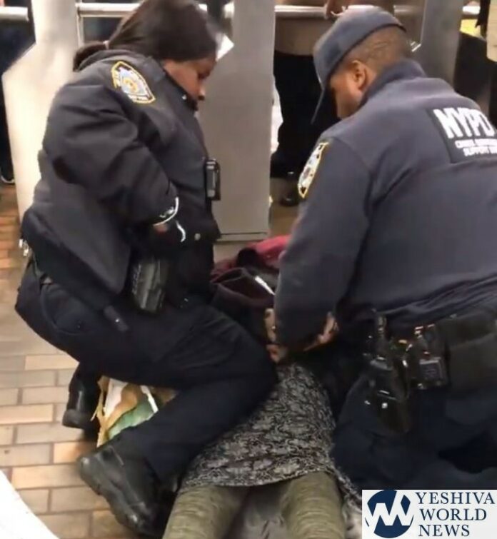 WATCH Video Showing NYPD Officers Handcuffing Homeless Woman Sparks Outcry The Yeshiva World