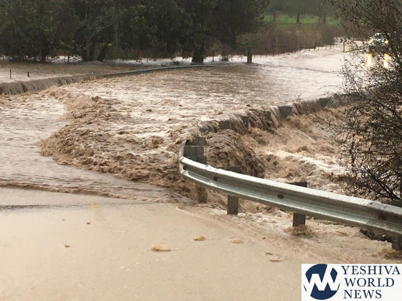 INSANE FLOODING IN ISRAEL One Dead, One Missing, Dozens Rescued After