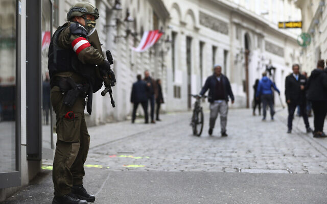 APTOPIX Austria Vienna Attack
