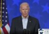 WATCH IT: Biden Makes A Statement, Urges Supporters To “Stay Calm”
