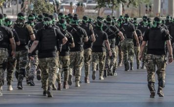 Hamas terrorists in Gaza.