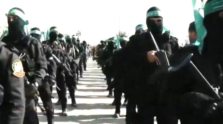 Hamas terrorists in Gaza.