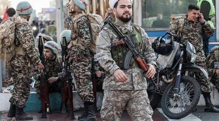 Illustrative. Basij officers in Tehran. Tasnim News Agency