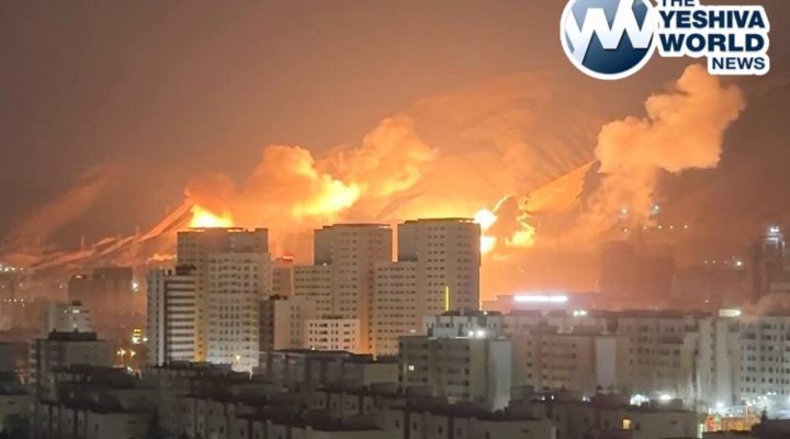 Tehran burns tonight after the IDF and the USAF unleash massive firepower against Iranian targets