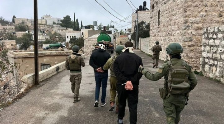 Arrest of terrorists. (IDF spokesperson)