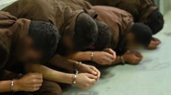 Nukhba terrorists in Israel. (Israel Prison Services)